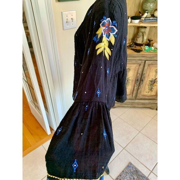 Roller Rabbit Navy Embroidered Tunic - Picture 7 of 9